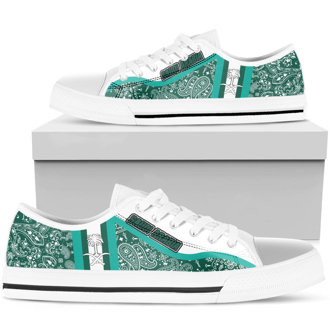 Shoes Saudi Arabia Special Version Low Top Shoes Paisley Bandana Special Style