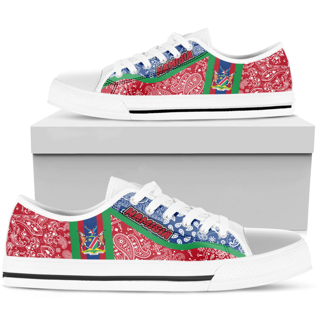 Shoes Namibia Low Top Shoes Paisley Bandana Special Style