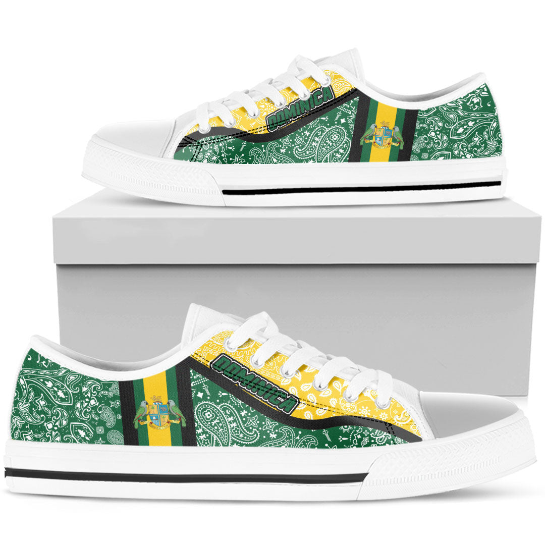 Shoes Dominica Low Top Shoes Paisley Bandana Special Style