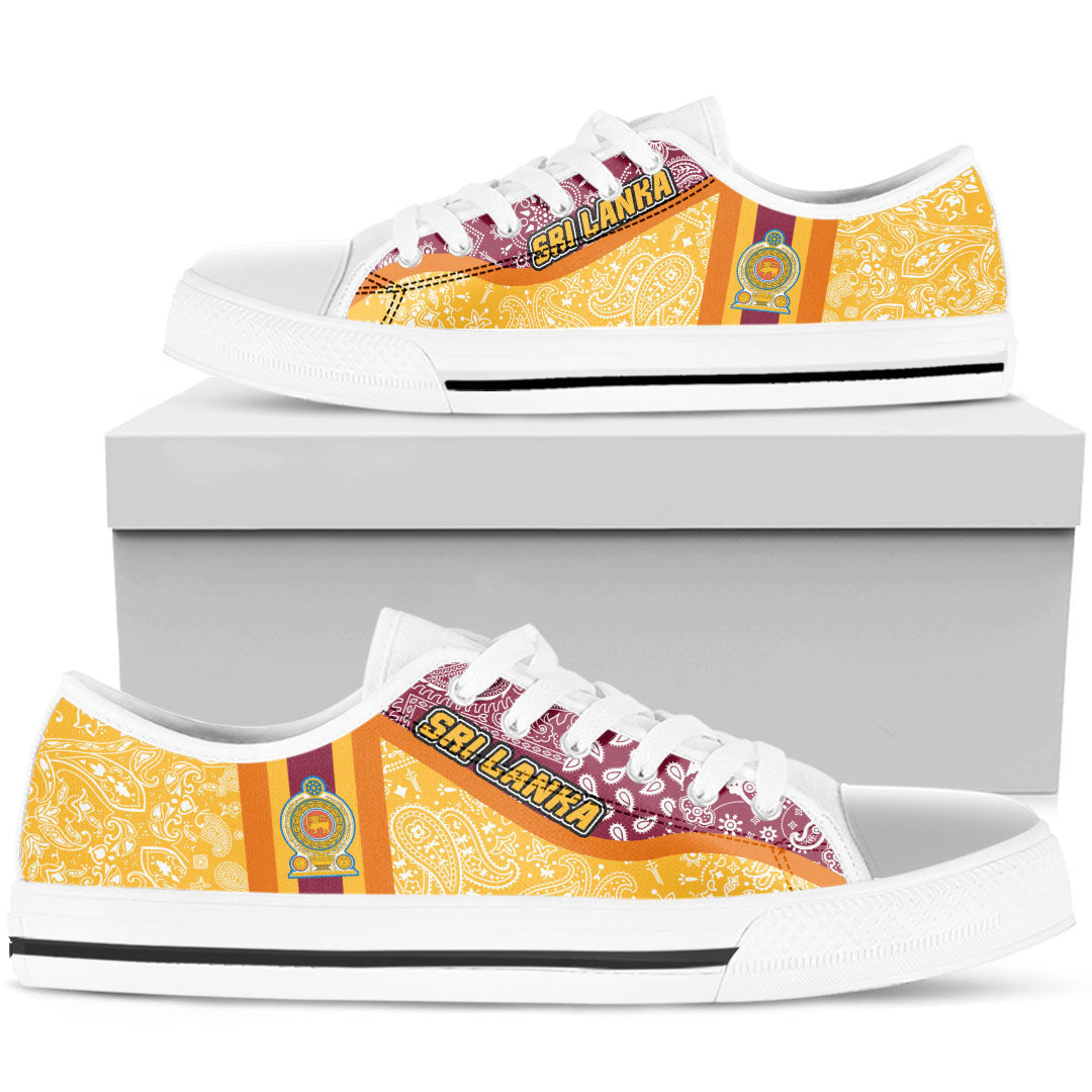 Shoes Sri Lanka Low Top Shoes Paisley Bandana Special Style