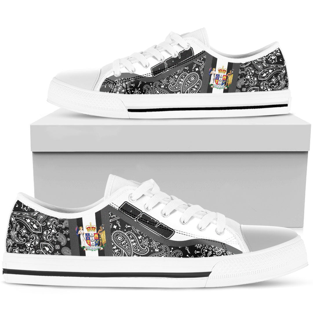Shoes New Zealand Low Top Shoes Paisley Bandana Special Style