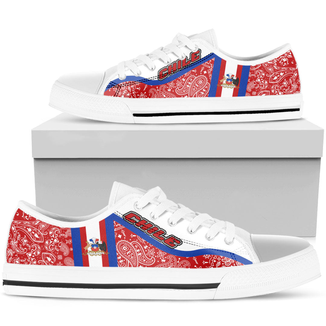 Shoes Chile Low Top Shoes Paisley Bandana Special Style