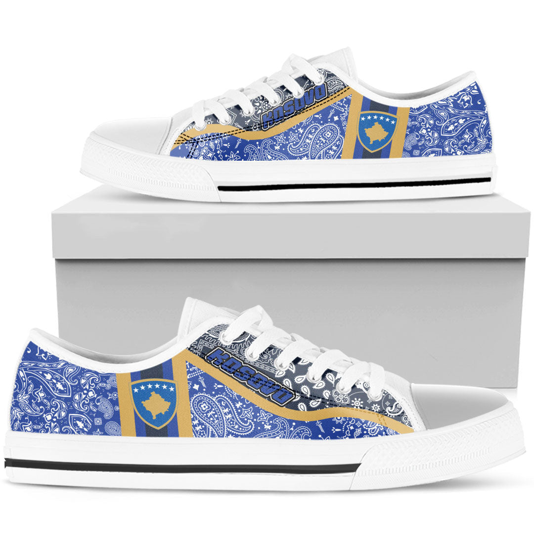 Shoes Kosovo Low Top Shoes Paisley Bandana Special Style