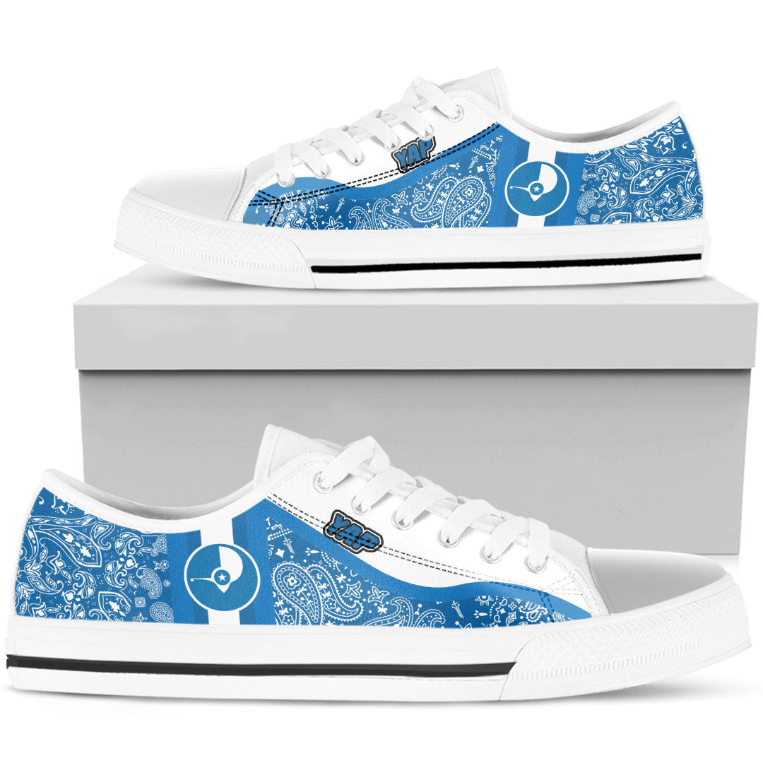 Shoes Yap Low Top Shoes Paisley Bandana Special Style
