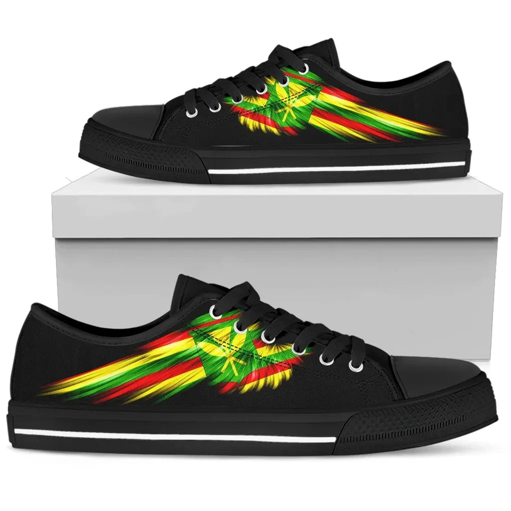 Hawaii Kanaka Maoli Wing Low Top Shoes Women/Men