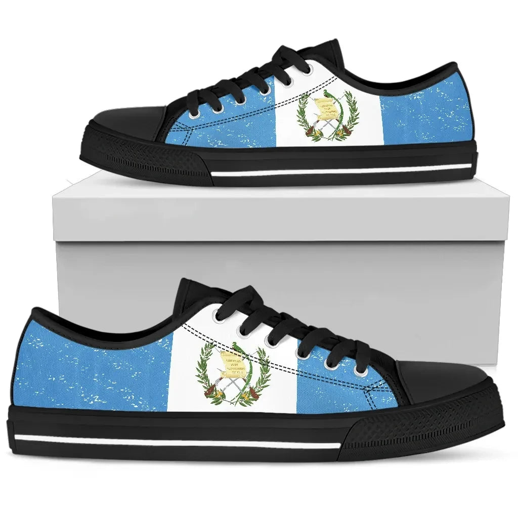 Guatemala Canvas Shoe Guatemala Flag Low Top
