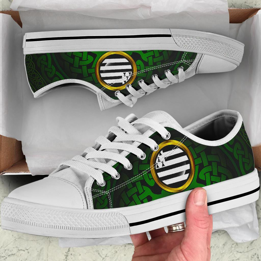 Celtic Low Top Shoe Brittany Celtic Flag