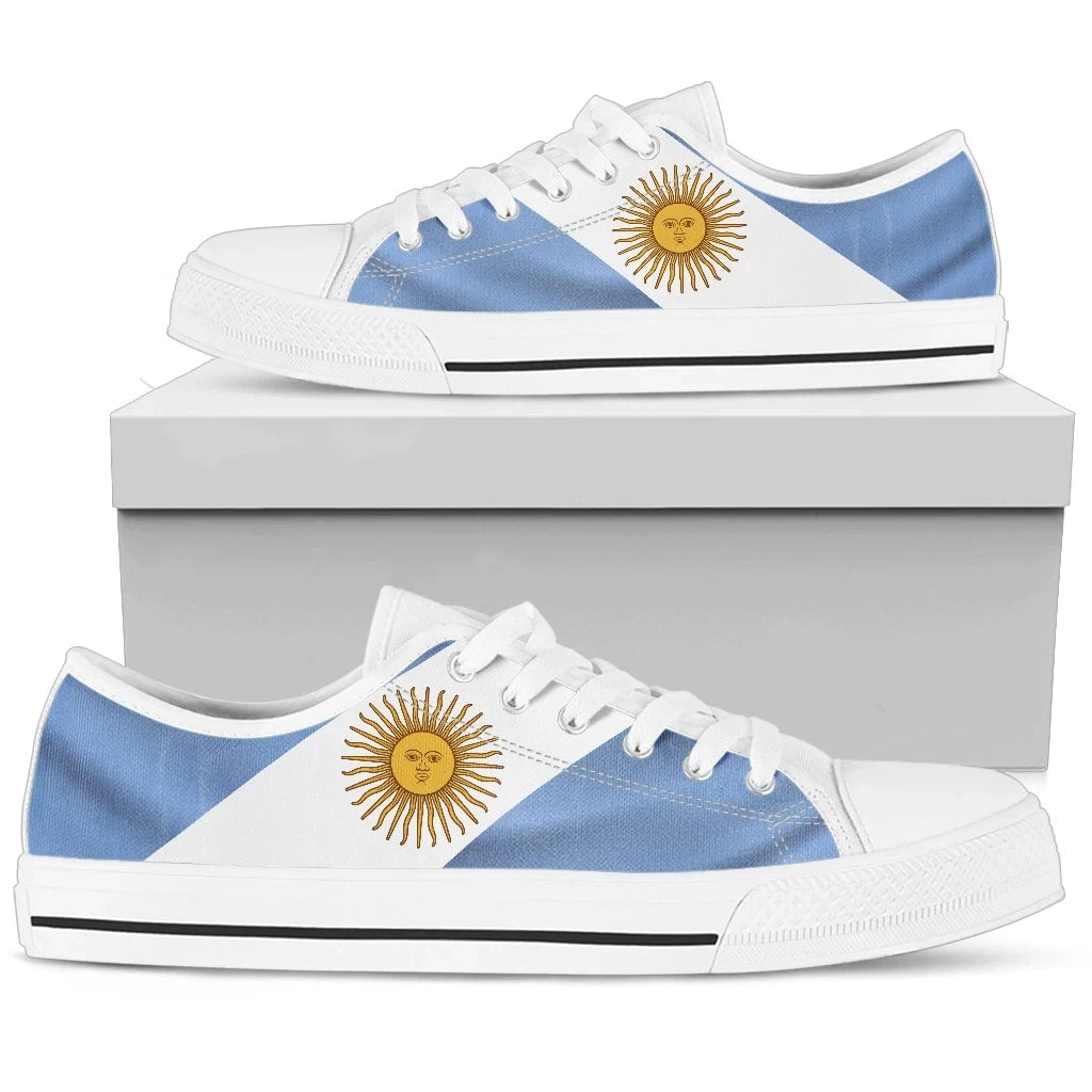 Argentina Waving Flag Low Top Shoes