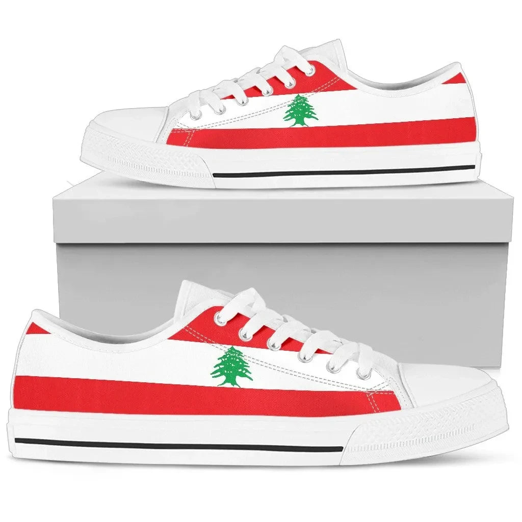Lebanon Low Top Shoes Original Flag