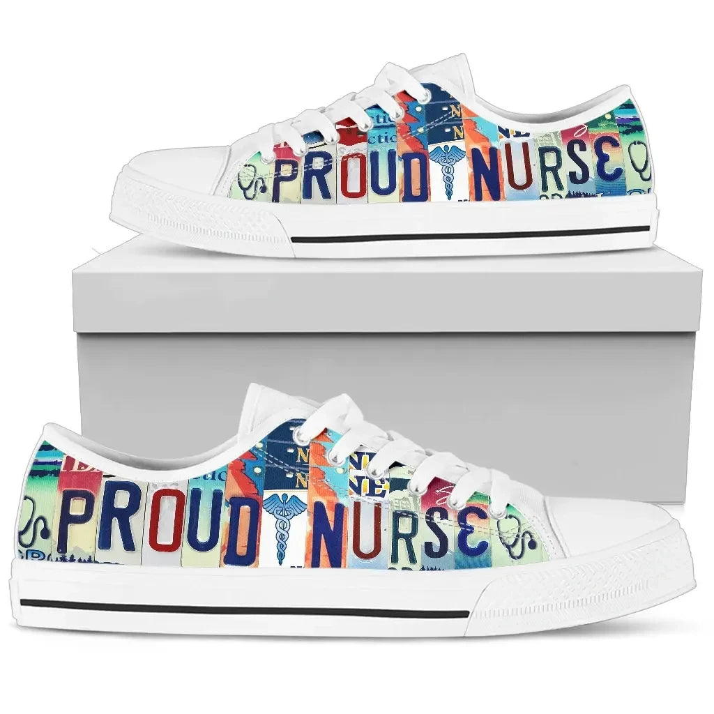 Proud Nurse Women'S Low Top Shoes