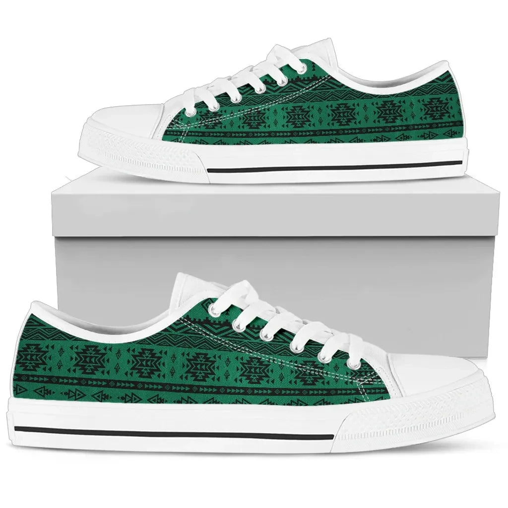 Mexico Aztec Pattern 04 Low Top Shoes