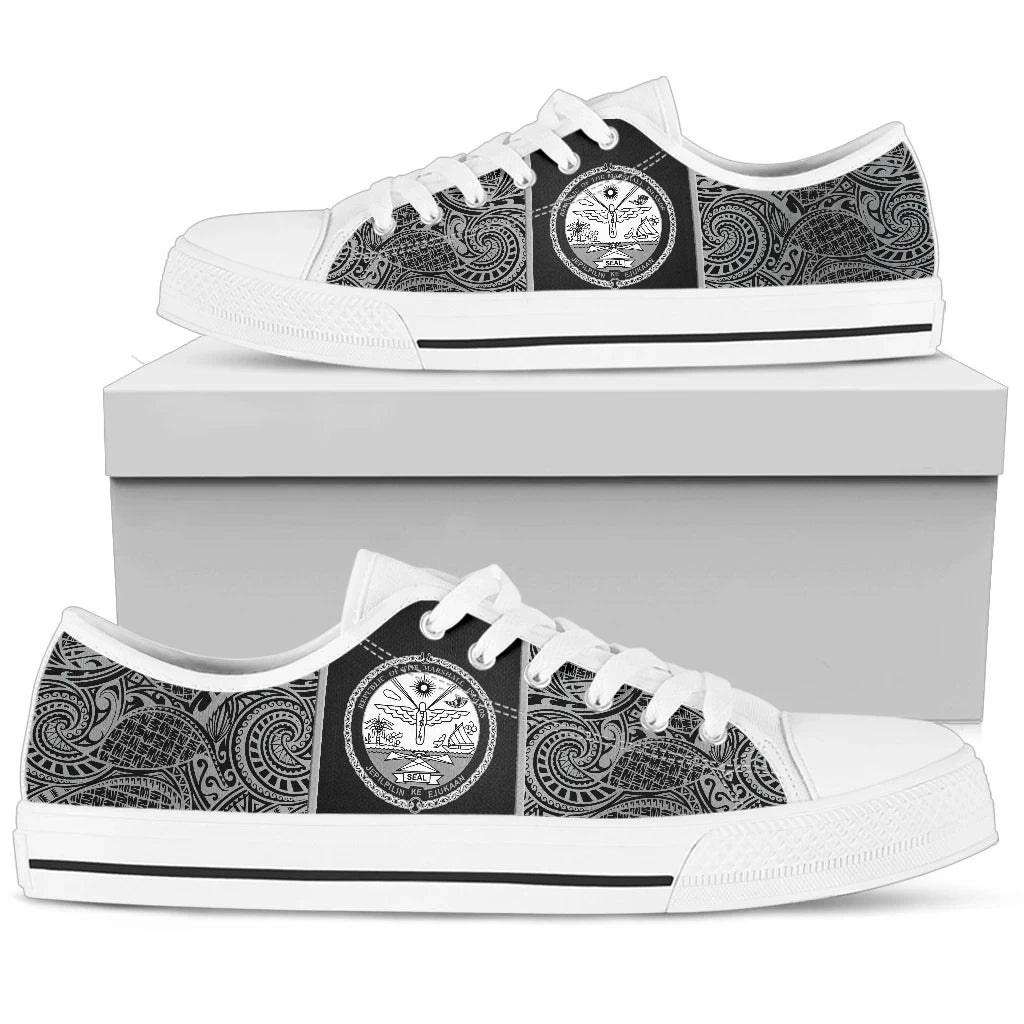 Marshall Islands Coat Of Arms Low Top Shoes