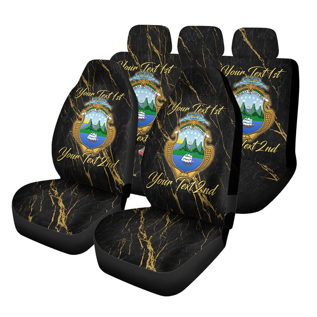 Costa Rica Car Seat Covers Luxury Marble Style Car Accessories