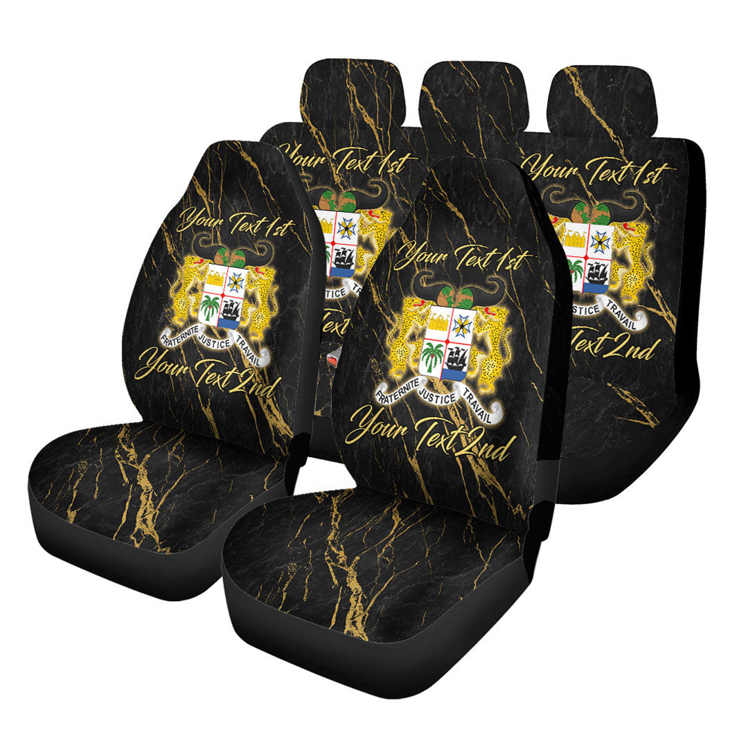 Benin Car Seat Covers Luxury Marble Style Car Accessories