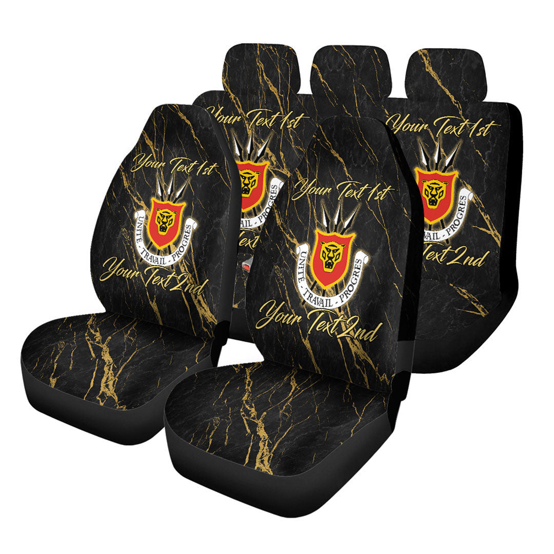 Burundi Car Seat Covers Luxury Marble Style Car Accessories