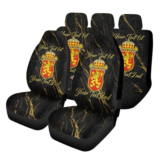 Bulgaria Car Seat Covers Luxury Marble Style Car Accessories