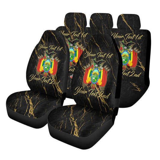 Bolivia Car Seat Covers Luxury Marble Style Car Accessories