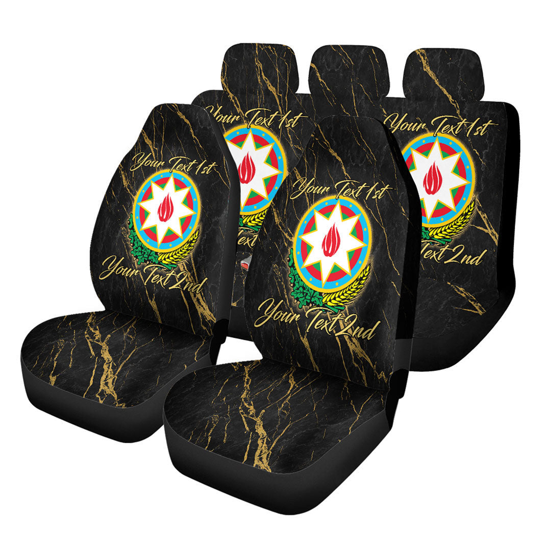 Azerbaijan Car Seat Covers Luxury Marble Style Car Accessories