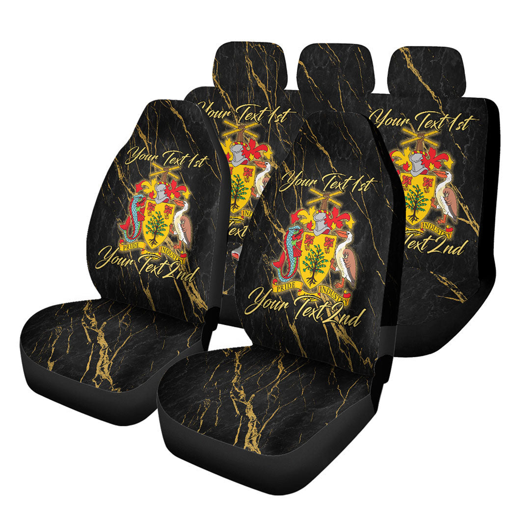Barbados Car Seat Covers Luxury Marble Style Car Accessories