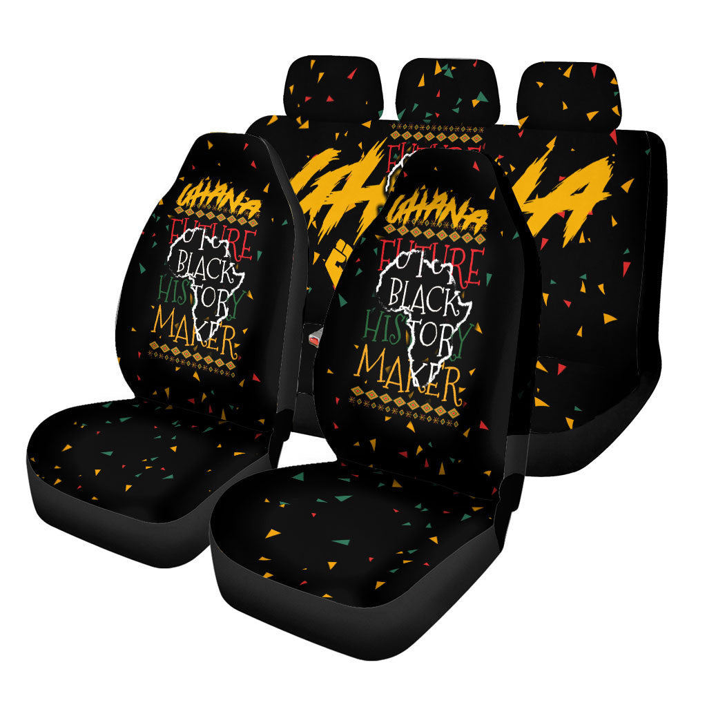 Ghana Car Seat Covers Future Black History Maker