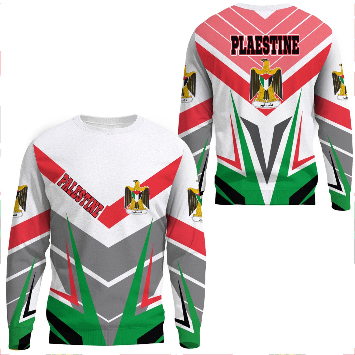 Clothing Palestine Sweatshirts Sporty Style