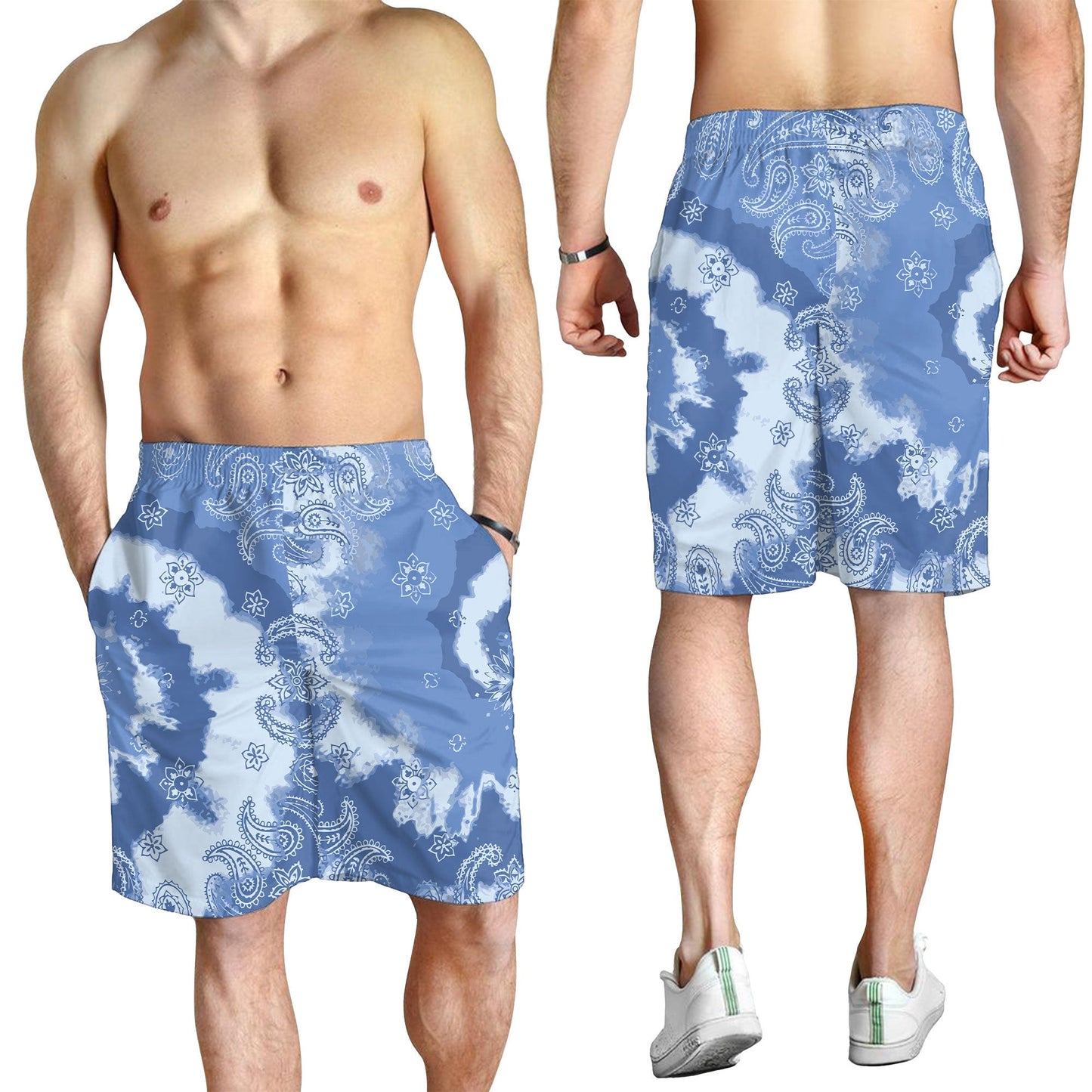 Paisley Bandana Pattern Seamless Men Short