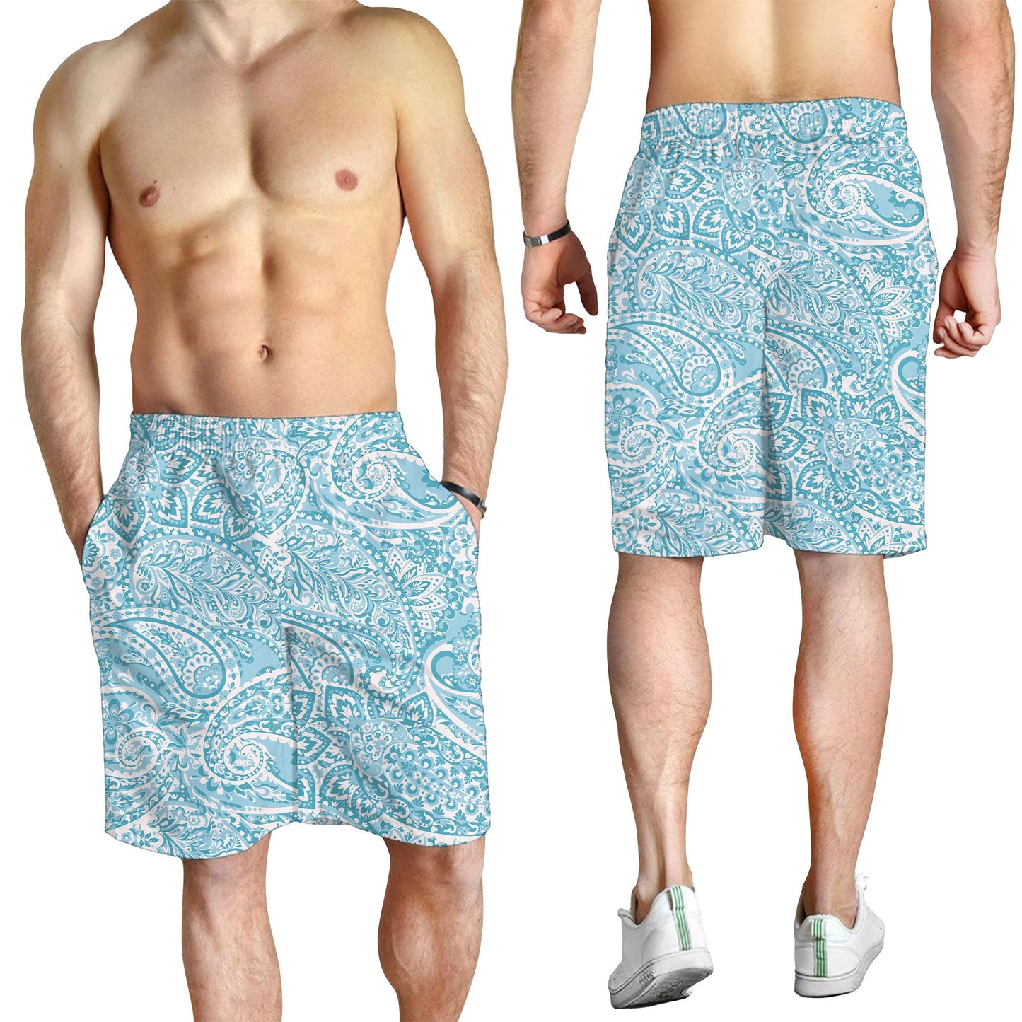 Paisley Bandana Pattern Seamless Men Short