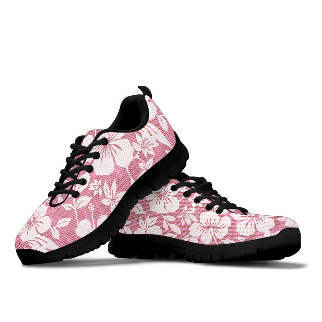 Sneaker Hibiscus Pattern For Vintage Aloha