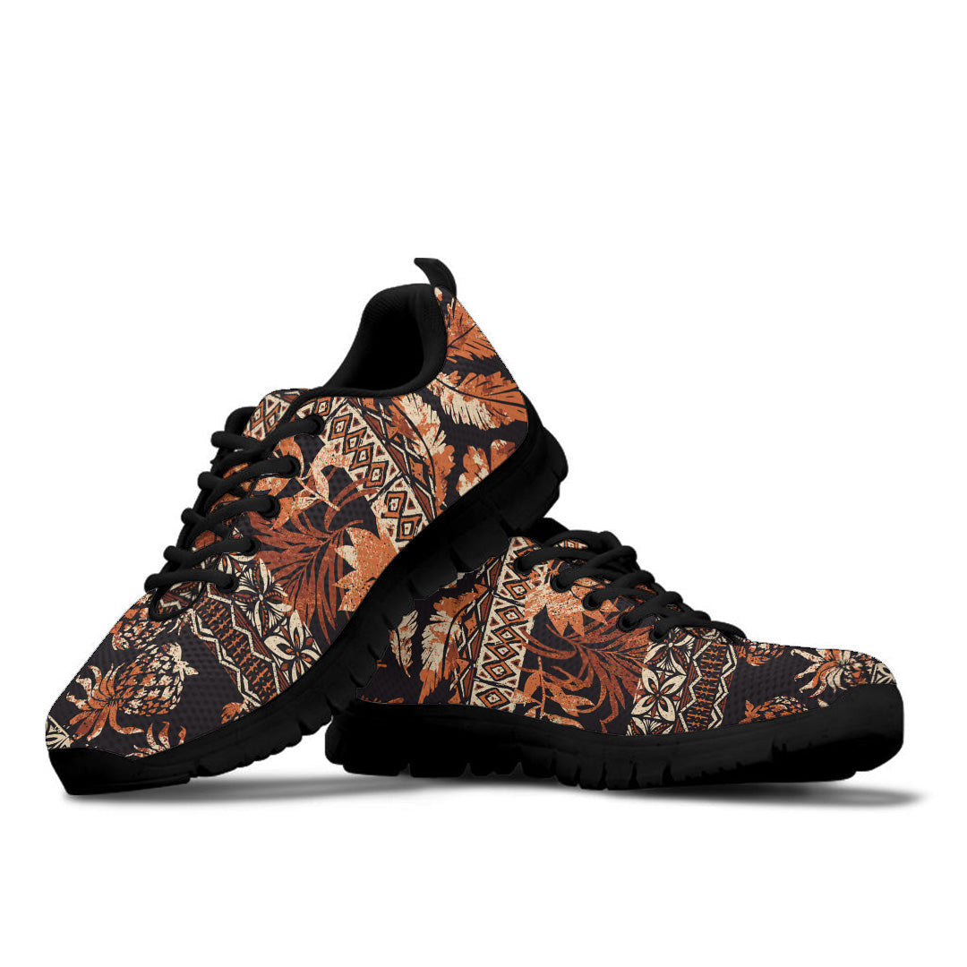 Sneaker Hawaiian Tribal Tapa Elements