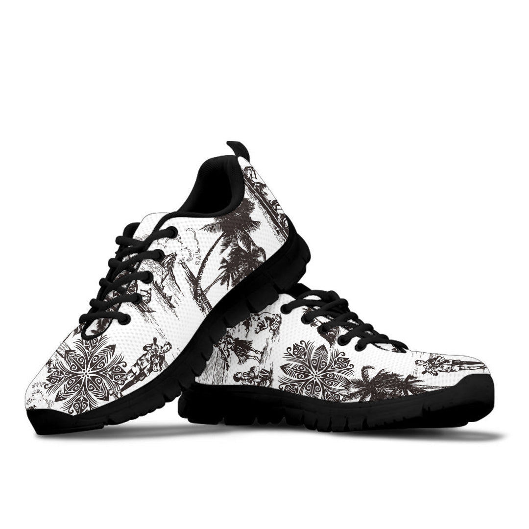 Sneaker Hawaiian Vacation Pattern