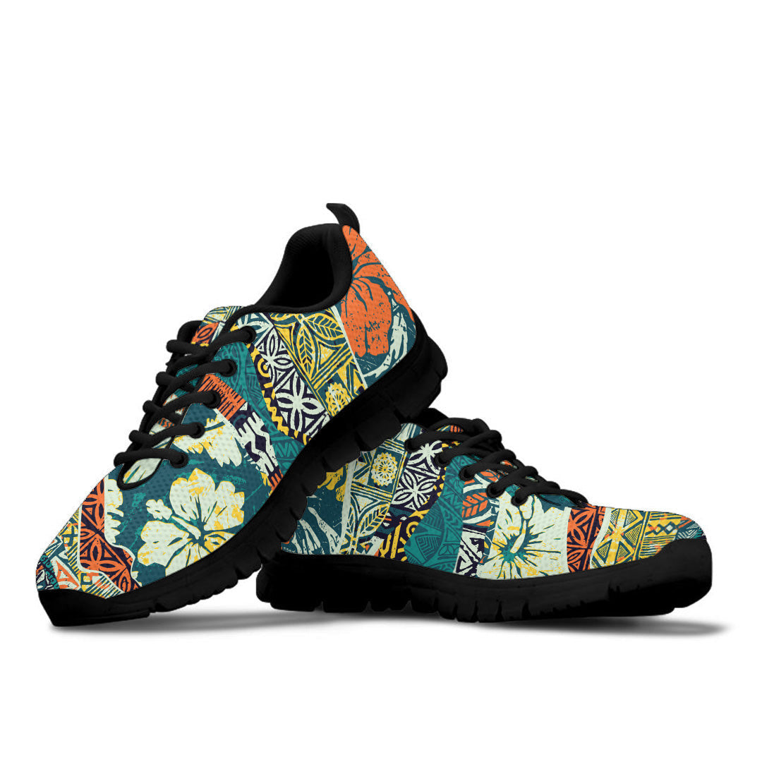 Sneaker Hawaiian Tribal Abstract Striped