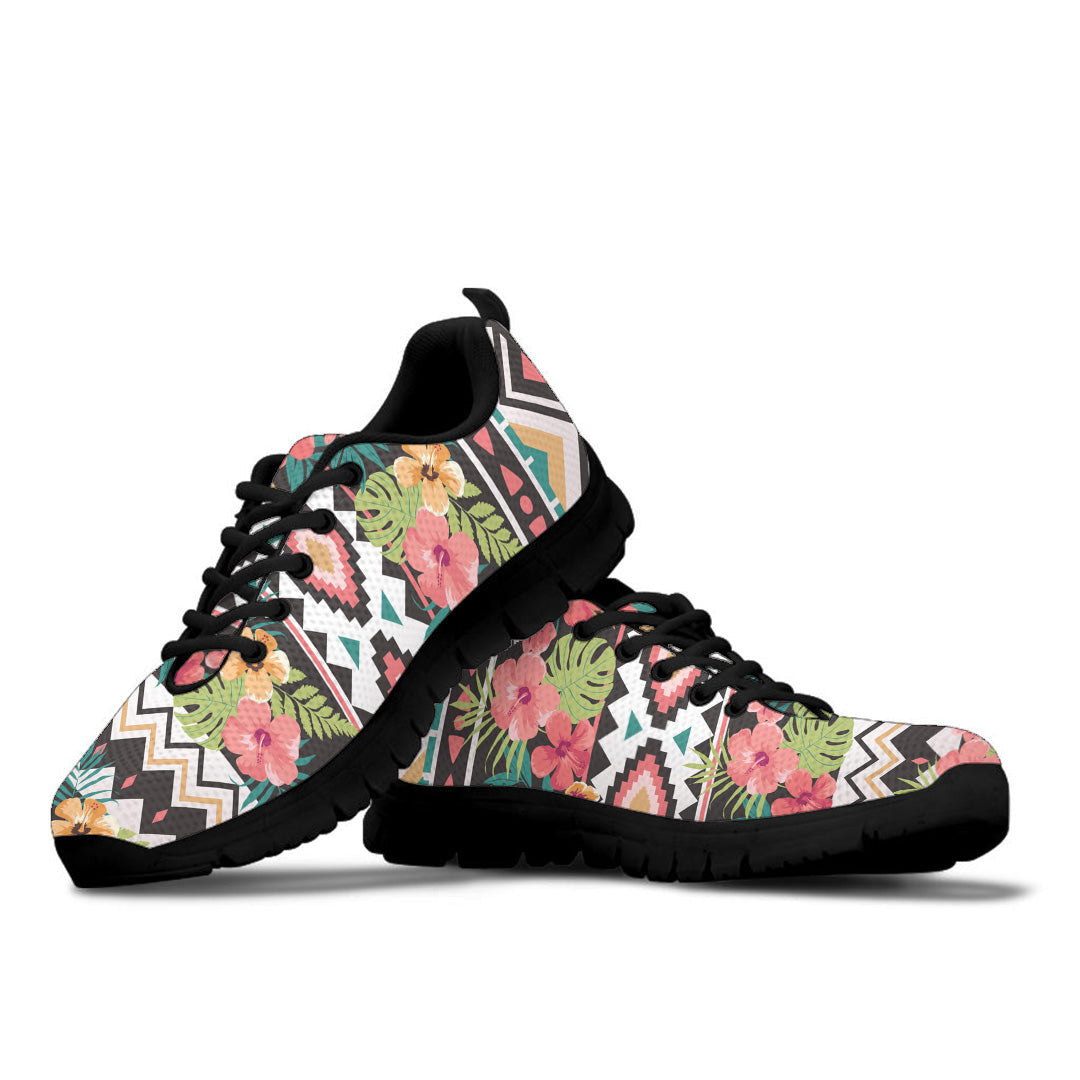 Sneaker Seamless Ethnic Mix Tropical Flower