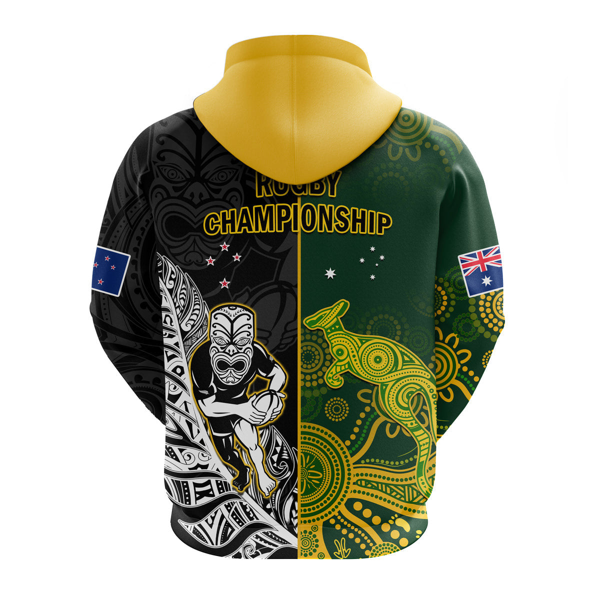 Australia Rugby Mix Aotearoa Rugby Hoodie Wallabies All Black Special Version