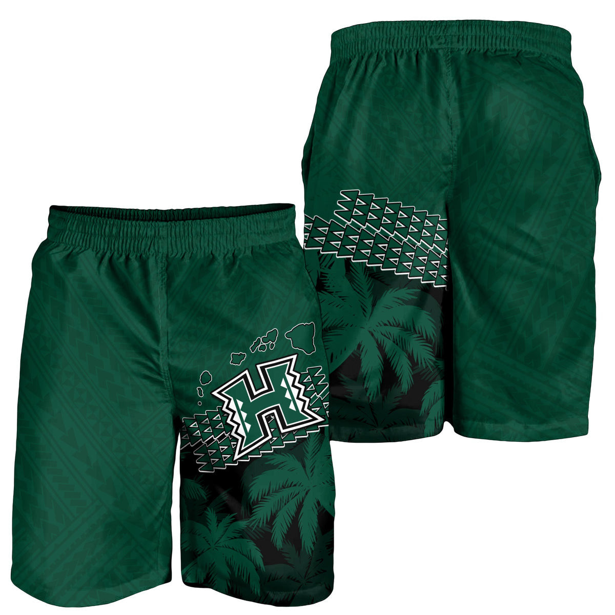 Hawaii Rainbow Warriors Men Shorts Laau Pama