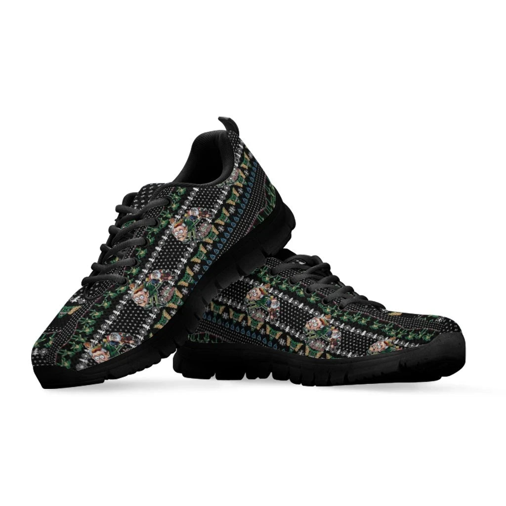Celtic Ugly Christmas Sneakers Kick Ass Xmas Ho Ho Ho