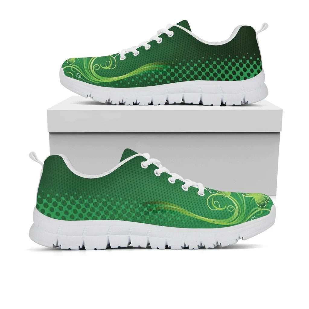 Celtic Sneakers Shamrock and St. Patrick's Day White