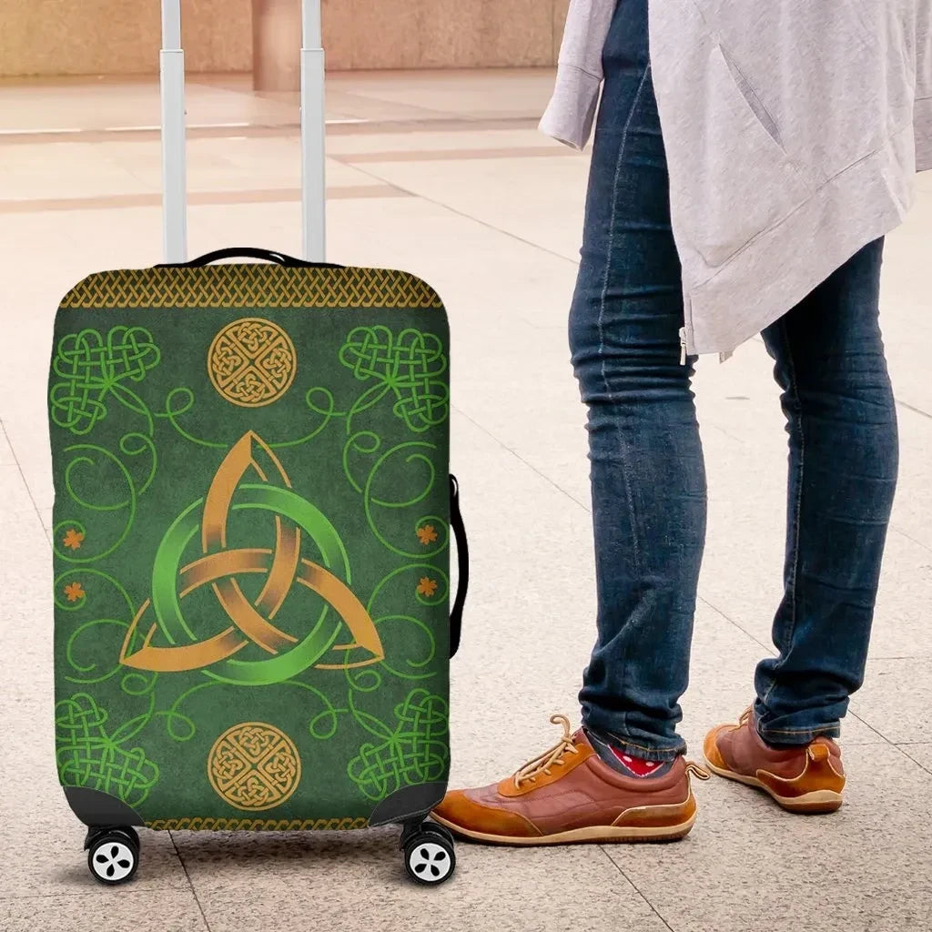 Scotland Luggage Covers Scottish Celtic Cross