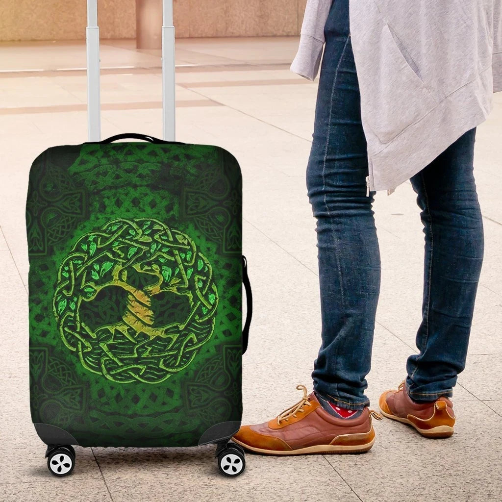 Isle of Man Celtic Luggage Cover Legend of Isle of Man