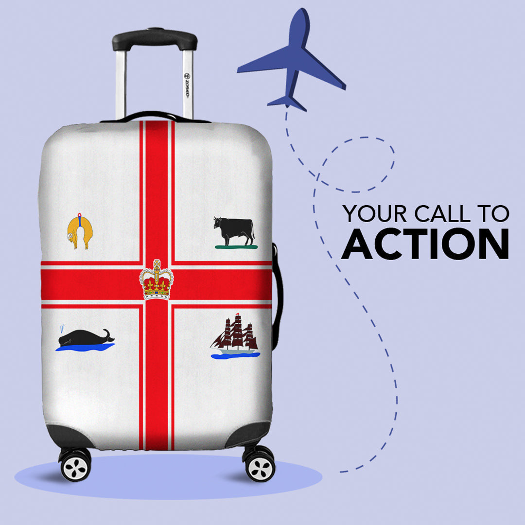 Luggage Cover Flag of Bonaire Luggage Cover