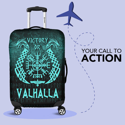 Luggage Covers Victory or Valhalla Cyan Version Luggage Covers