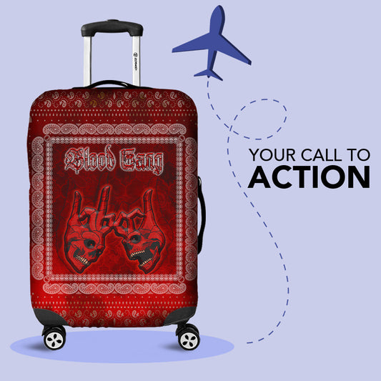 Luggage Covers Blood Skull Luggage Covers