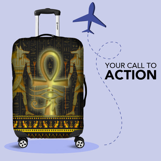 Luggage Covers Ankh Egyptian Luggage Covers