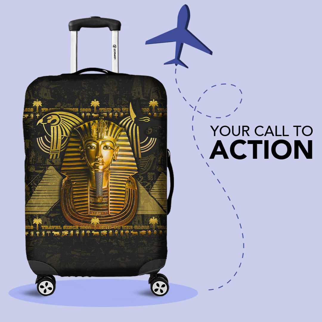 Luggage Covers Egypt Goddess Bastet Luggage Covers