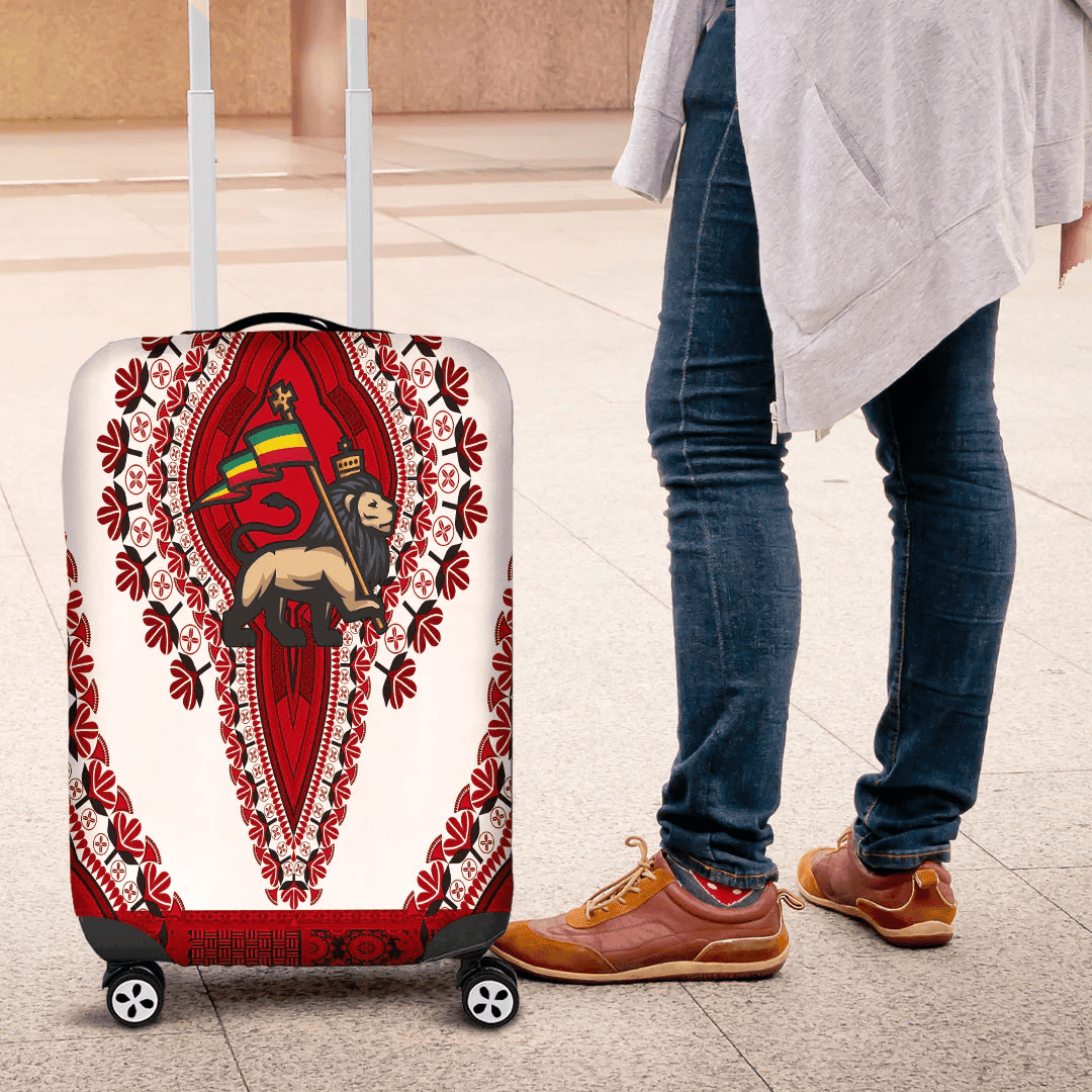 Africazone Africa Luggage Cover Ivory Coast Luggage Cover Vintage African Dashiki