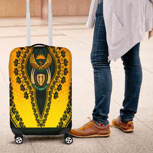 Africazone Africa Luggage Cover Zambia Luggage Cover Vintage African Dashiki