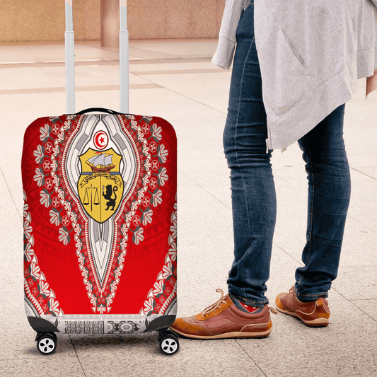 Africazone Africa Luggage Cover Mozambique Luggage Cover Vintage African Dashiki