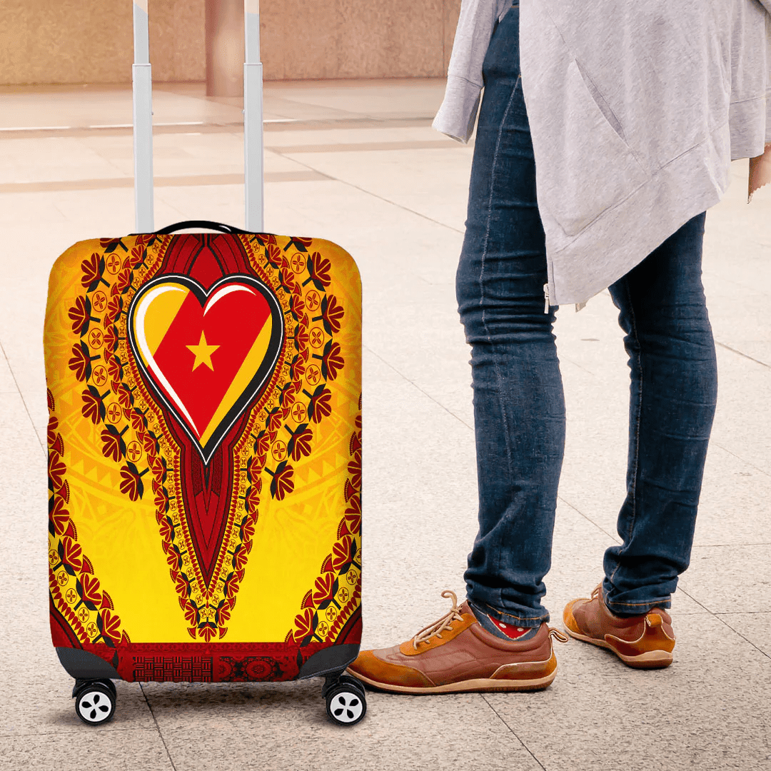 Africa Luggage Cover Ethiopia Luggage Cover Vintage African Dashiki