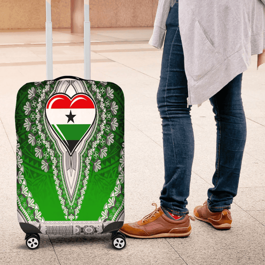 Africa Luggage Cover Estern Cape Region of South Africa Luggage Cover Vintage African Dashiki