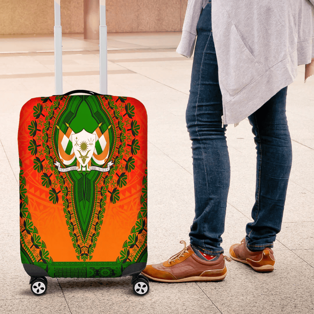 Africa Luggage Cover Ghana Luggage Cover Vintage African Dashiki