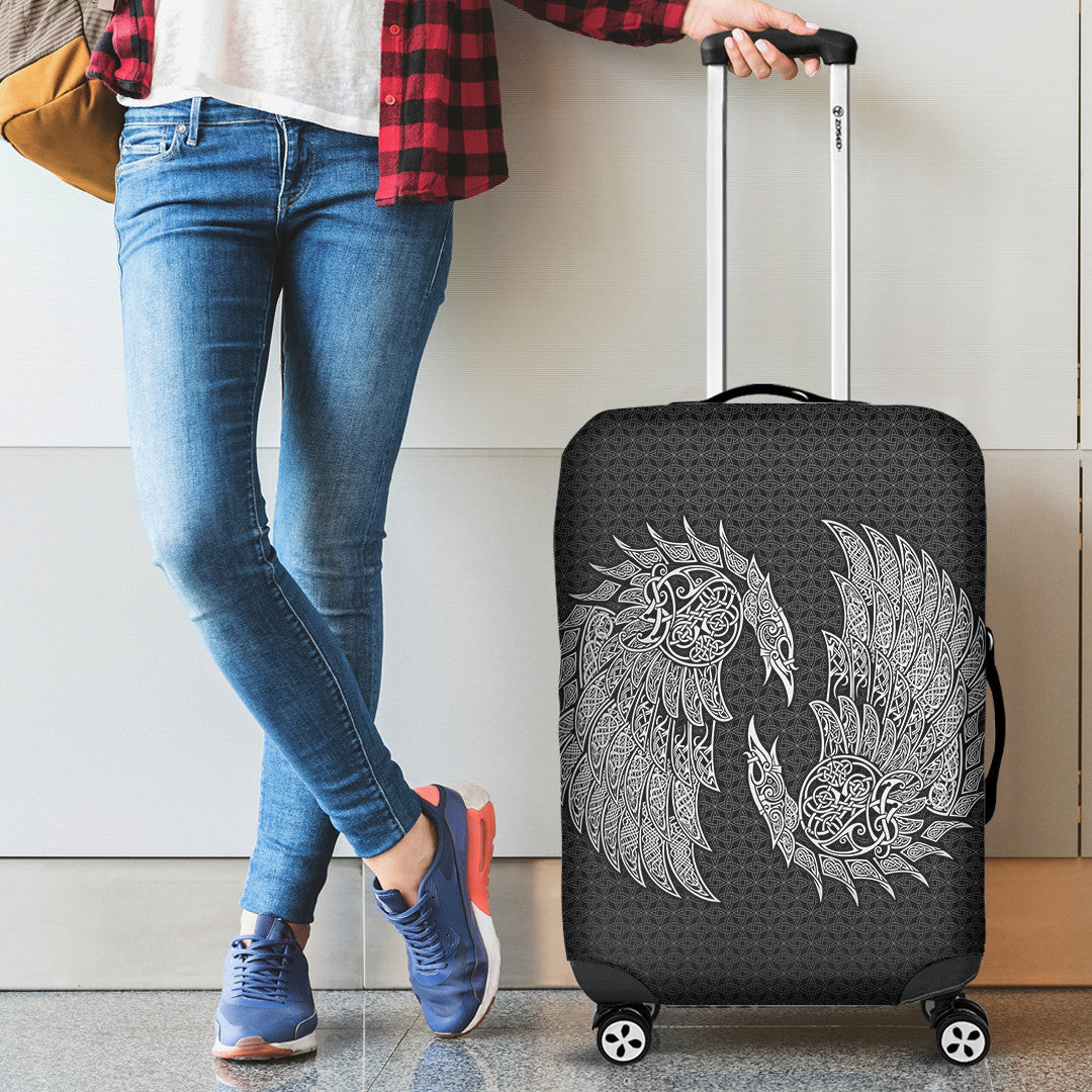 Luggage Cover Raven and Wolf Fenrir Luggage Cover